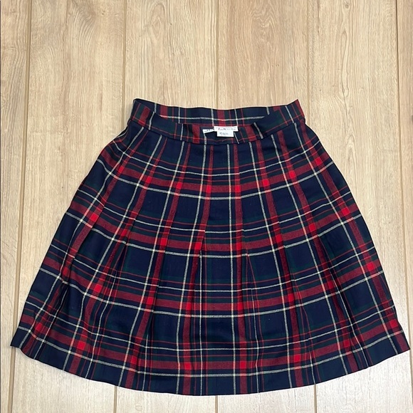 Talbots Blue and Red A-Line Cheerleading Mini Skirt - Picture 1 of 8